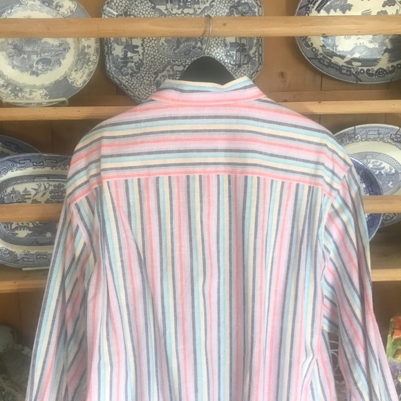 Natural Blue by Visitor linen striped shirt - Picture 5 of 6